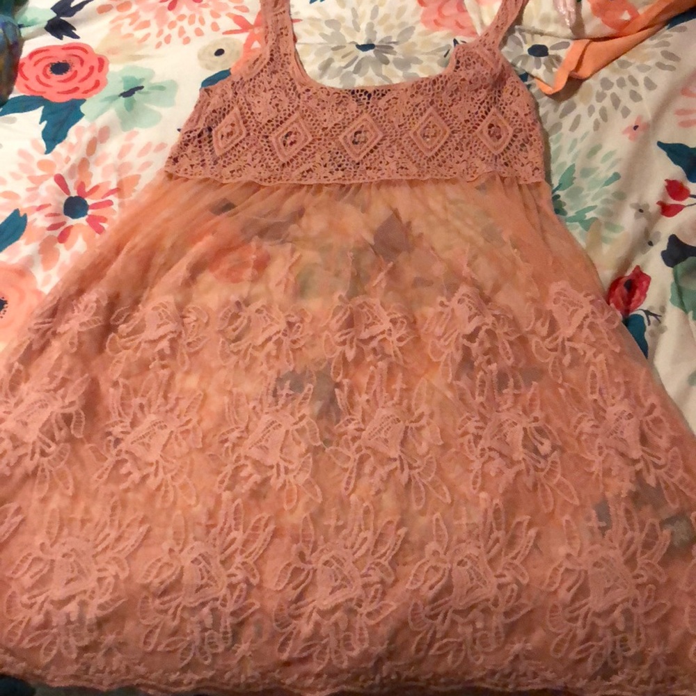Flowy sheer tank top